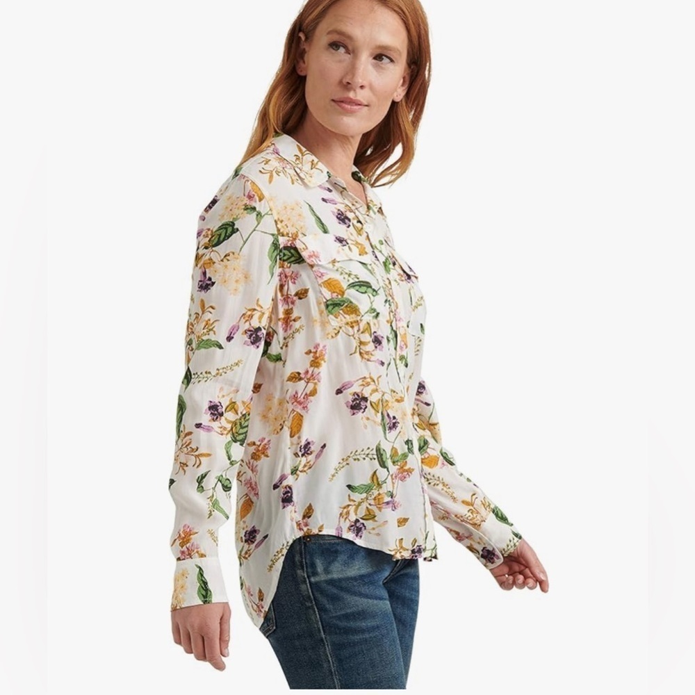 Lucky Brand button down floral print